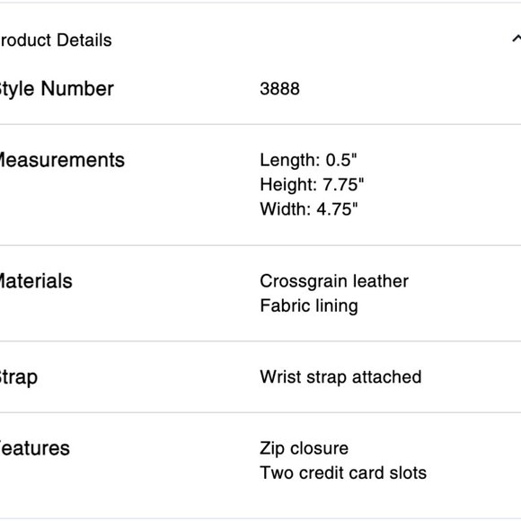 COACH || Black Large Corner Zip Wristlet - NEW - Picture 6 of 6